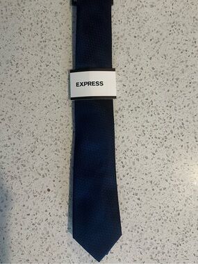 Express Men's Dark Navy Blue Tie